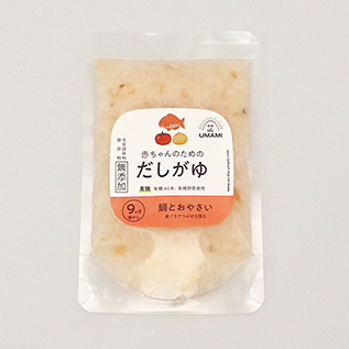 赤ちゃんのためのだしがゆ鯛とおやさい
